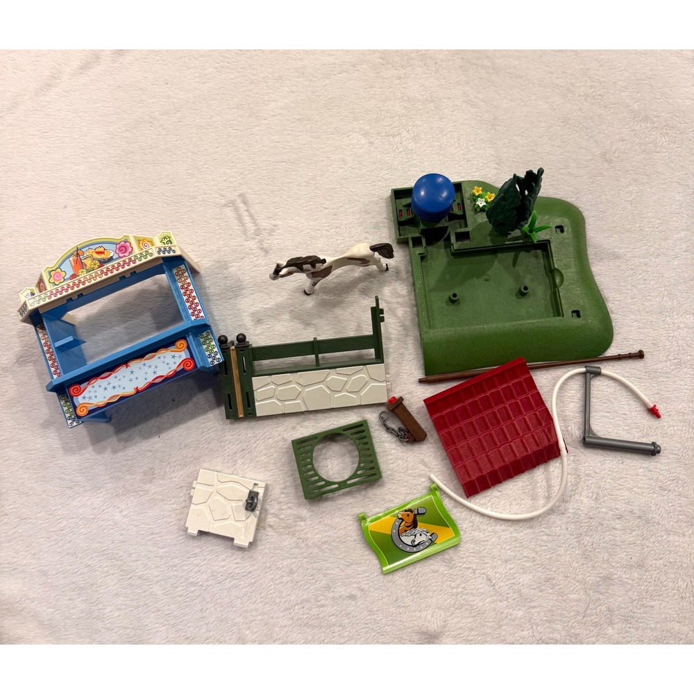 Playmobil Country Horse Show and Concession Stand‎ Parts Lot Horse Fencing 2014